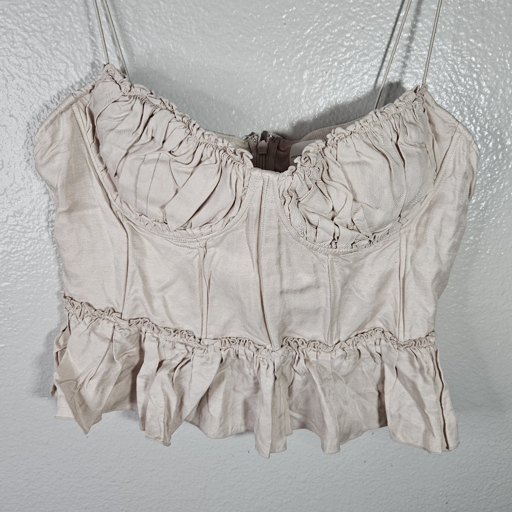 H&M Brock Collection Bustier Corset Top Size L - Picture 5 of 11